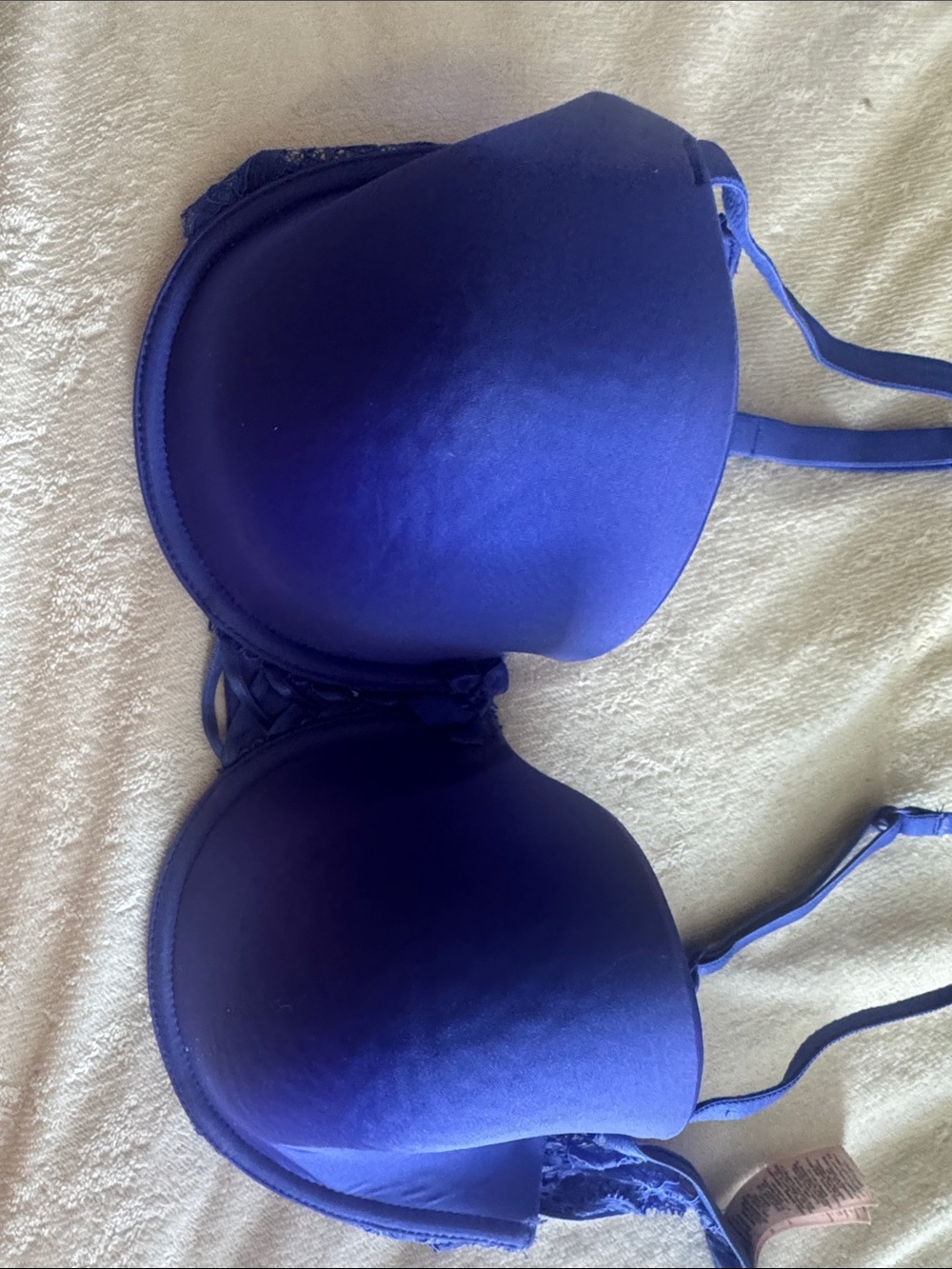 La SENZA Blue Padded Bikini Swim Top